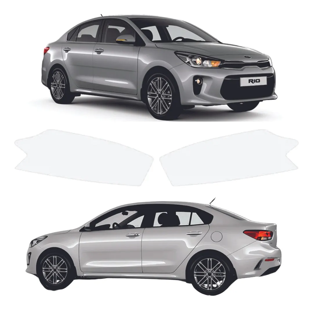 Sticker Protección Ppf Faros Compatible Con Kia Rio 2020 - Image 1
