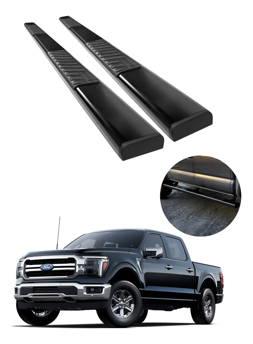 Estribos Serie 100 Para Ford F-150 / Lobo 2015 - 2024 - Image 1