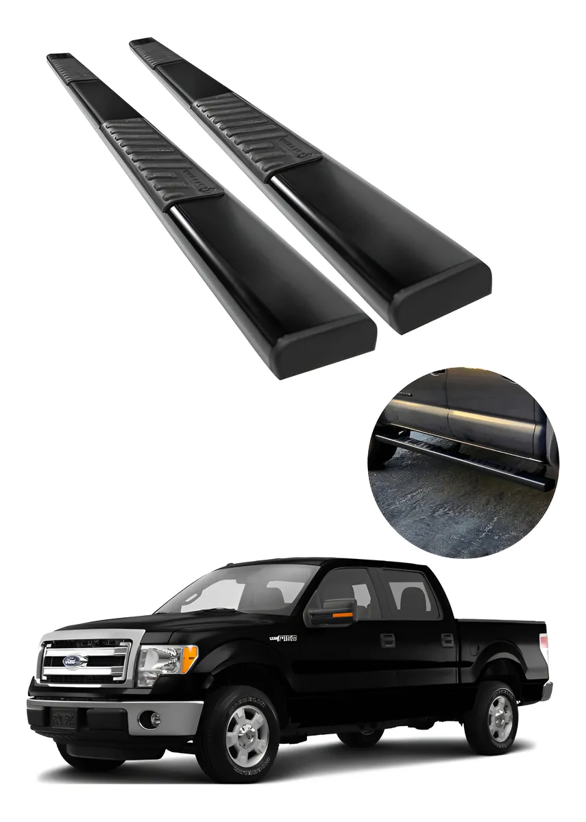 Estribos Serie 100 Para Ford Lobo Doble Cabina 2004 - 2014 - Image 1