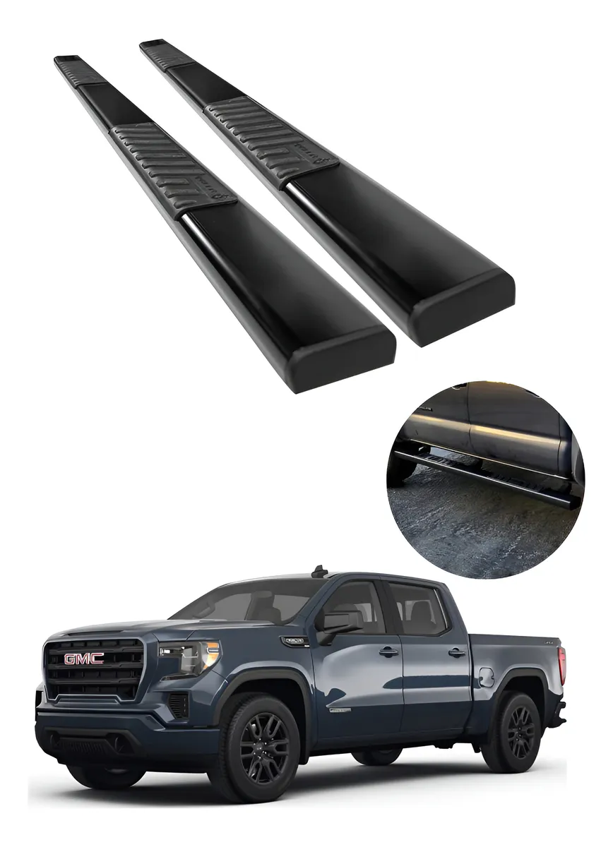 Estribos Serie 100 Para Gmc Sierra Doble Cabina 2019 - 2025 - Image 1