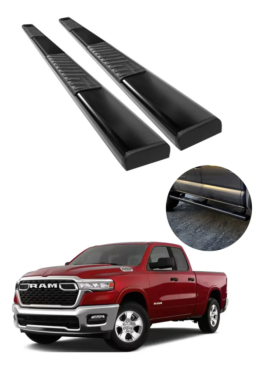 Estribos Serie 100 Para Ram 1500 Y 2500 Classic 2009 - 2024 - Image 1