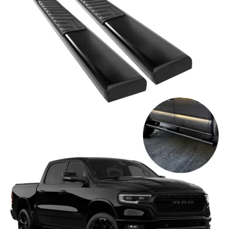 Estribos Serie 100 Para Ram 1500 Limited 2019 - 2024 Dob Cab