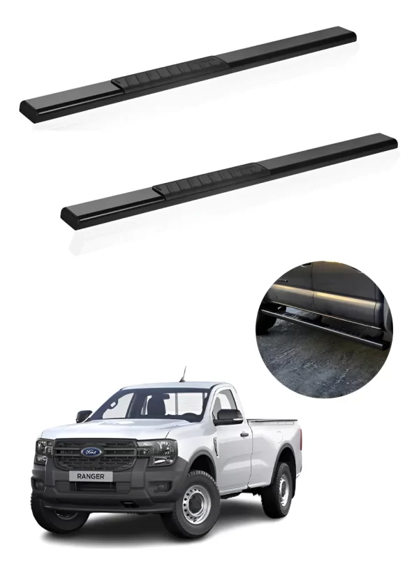 Estribos Serie 100 Ford Ranger Cabina Sencilla 2013 - 2022
