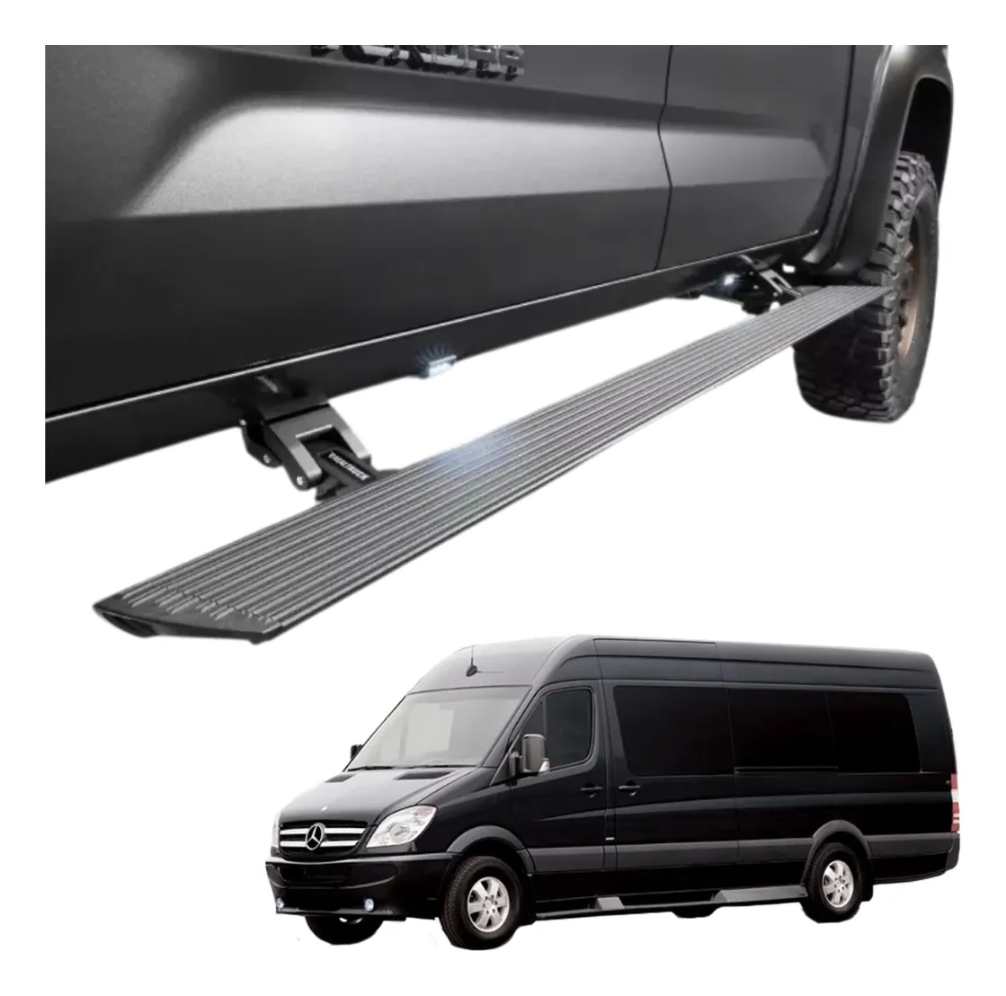 Estribos Electricos Voltsteppol Mercedez Benz Sprinter 08-22 - Image 1