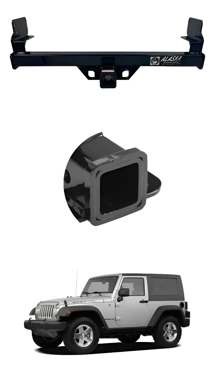 Tirón De Enganche Jeep Wrangler Jk 2007 - 2018 Negro - Image 1