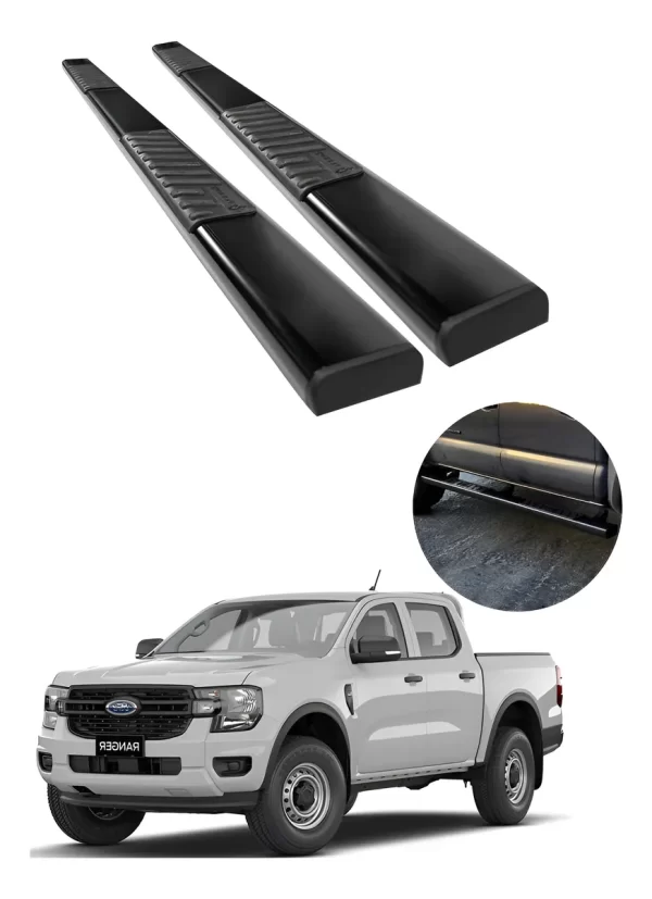 Estribos Serie 100 Para Ford Ranger Doble Cabina 2013 - 2022