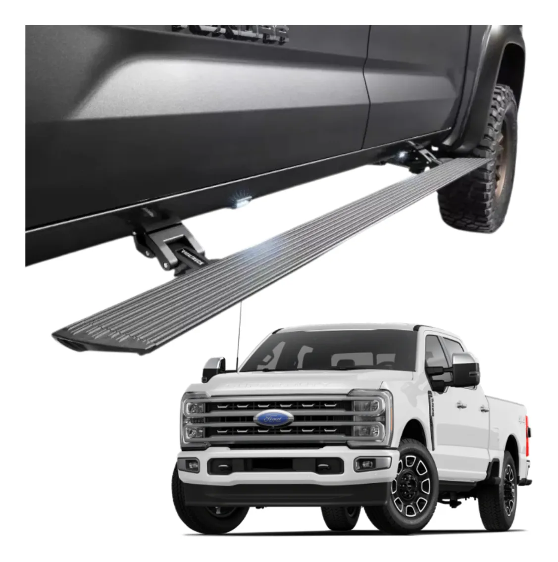 Estribos Electricos Voltstep Pol Para F-250/350 08-16 Sup C - Image 1