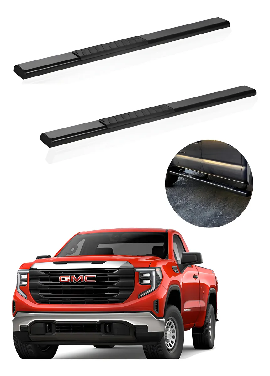 Estribos Serie 100 P/ Gmc Sierra Cabina Sencilla 2019 - 2025 - Image 1