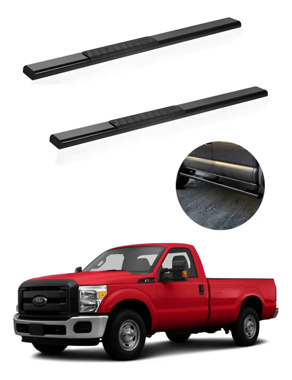 Estribos Serie 100 P/ Ford Super Duty 1999 - 2016 Cabina Sen