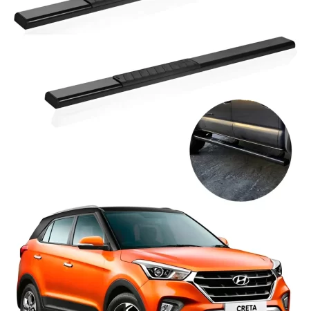 Estribos Serie 100 Negros Para Hyundai Creta 2017 - 2021
