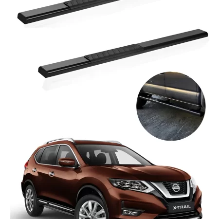Estribos Serie 100 Negros P/ Nissan Xtrail 2015 - 2021