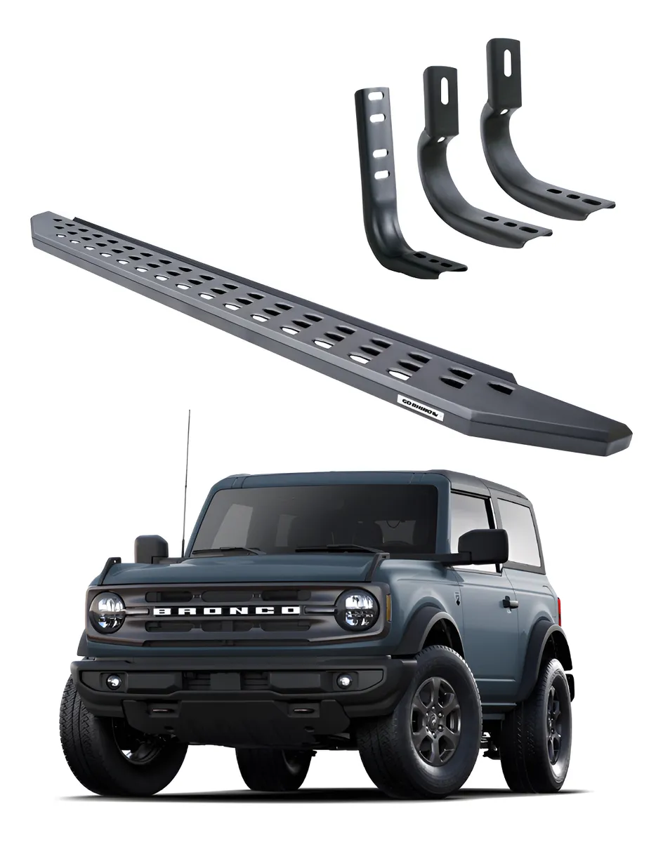 Estribos Rb20 Negro P/ Bronco Full S 2p 2021 - 2024 - Image 1