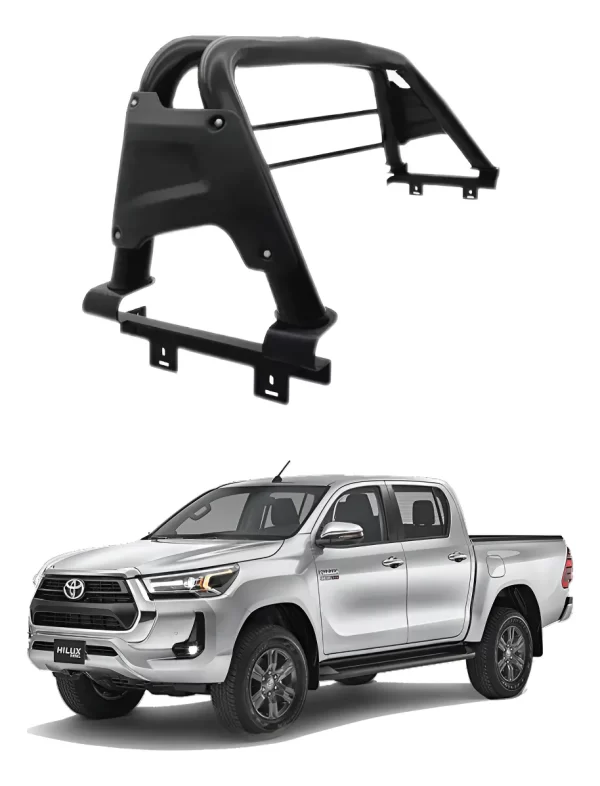 Roll Bar Ca1 Black Para Toyota Hilux 2016 - 2025