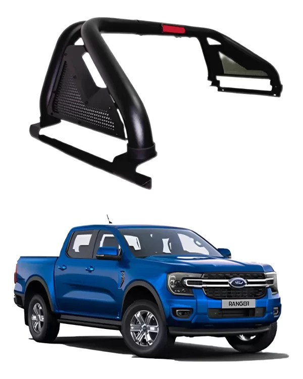 Roll Bar Rt C/ Luz Stop Para Ford Ranger 2023-2025