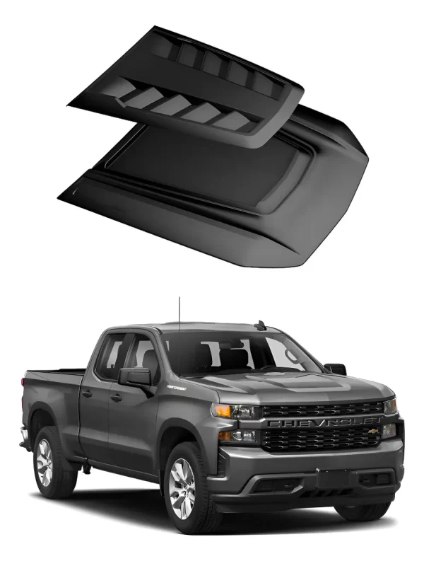 Toma De Aire Cofre Airdesign Chevrolet Silverado 2019 - 2025