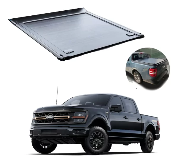 Tapa Cubre Batea Retractil Manual Ford F150 Lobo 2016-2025