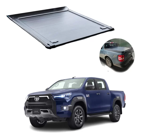 Tapa Cubre Batea Retractil Manual Toyota Hilux 2016 - 2025