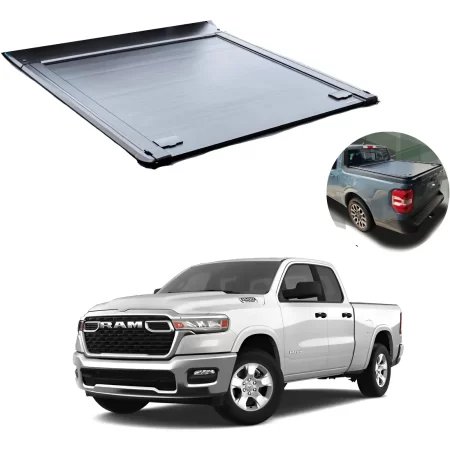 Tapa Cubre Batea Retractil Manual Dodge Ram 2009-2025