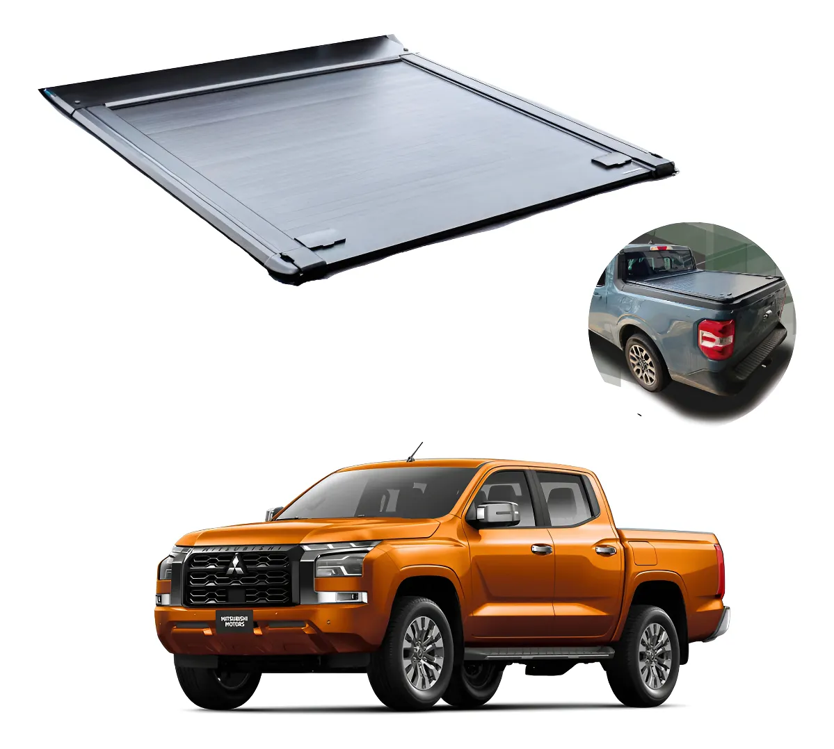 Tapa Cubrebatea Retractil Manual Mitsubishi L200 2024 - 2025 - Image 1