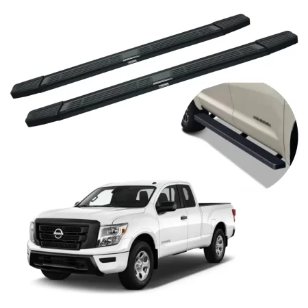 Estribos Mg Compatibles Con Nissan Titan 2016 - 2021 Dob Cab