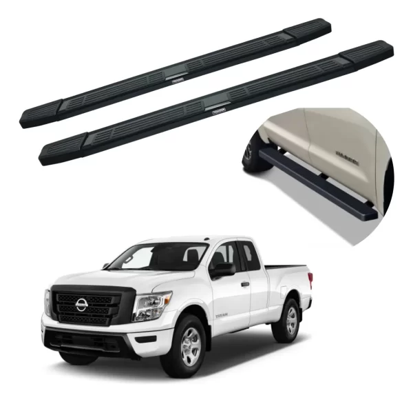Estribos Mg Compatibles Con Nissan Titan 2016 - 2021 Dob Cab