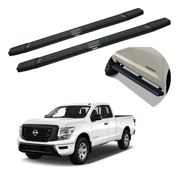 Estribos Mg Compatibles Con Nissan Titan 2016 - 2021 Dob Cab