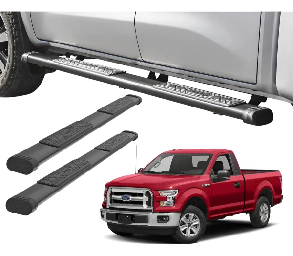 Estribos Bronx Para Ford Lobo/f150 2015-2024 Cabina Sencilla