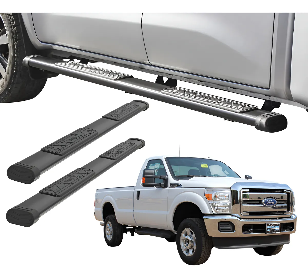 Estribos Bronx Para Super Duty 1999-2016 Cabina Sencilla - Image 1
