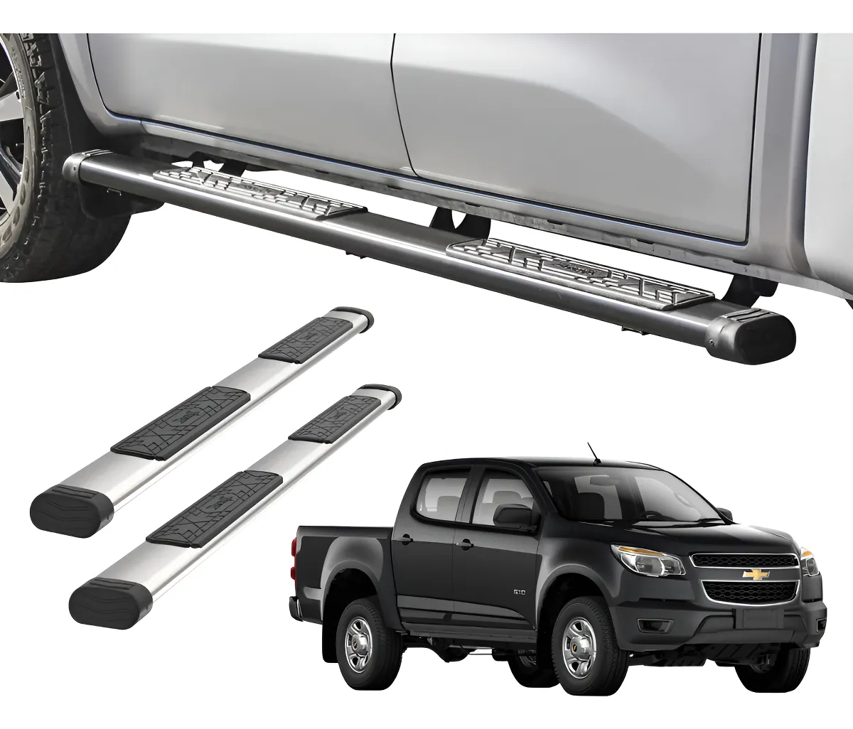 Estribos Bronx Para Chevrolet S10 2016- 2017 Doble Cabina - Image 1