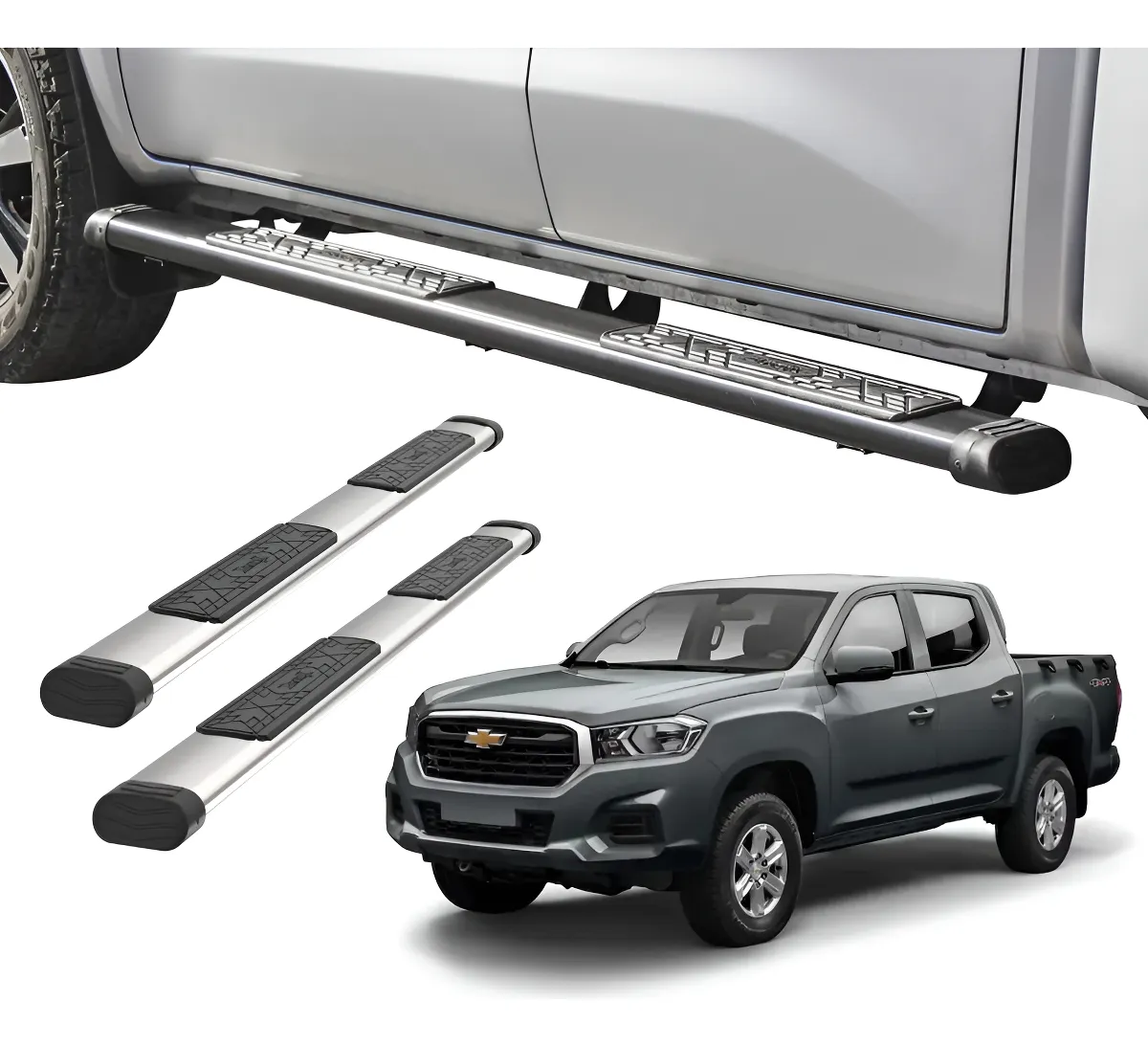 Estribos Bronx Para Chevrolet S10 2022-2025 Doble Cabina - Image 1