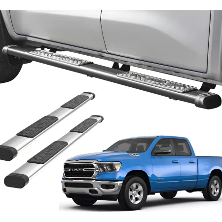 Estribos Bronx Para Dodge Ram Quad Cab 2019-2023 Frente Ant