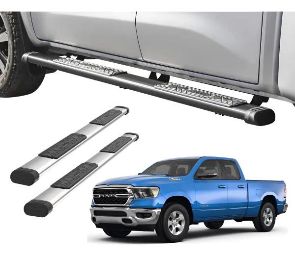 Estribos Bronx Para Dodge Ram Quad Cab 2019-2023 Frente Ant