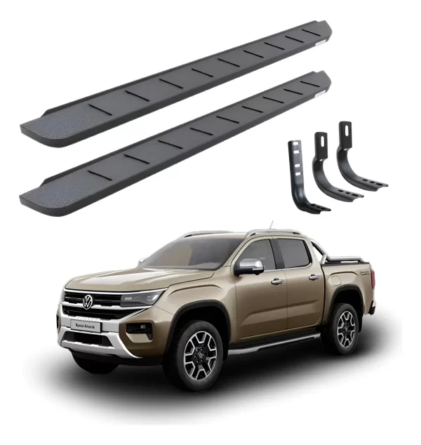 Estribos Rb10 80in Neg. Text. Vw Amarok 2016 - 2024