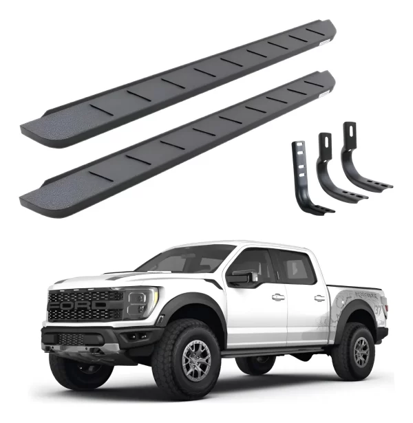 Estribos Rb10 80in Neg. Text. Ford Raptor 2017 - 2022