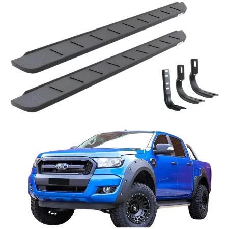 Estribos Rb10 80in Negro Text. Ford Ranger 2019 - 2022 Dc