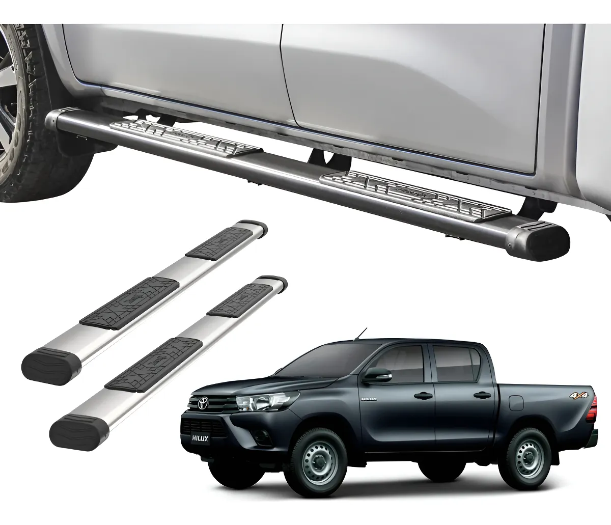 Estribos Bronx Para Toyota Hilux 2006 - 2011 Doble Cabina - Image 1