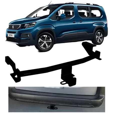 Tirón Jalón De Arrastre Peugeot Rifter 2019-2025 Negro