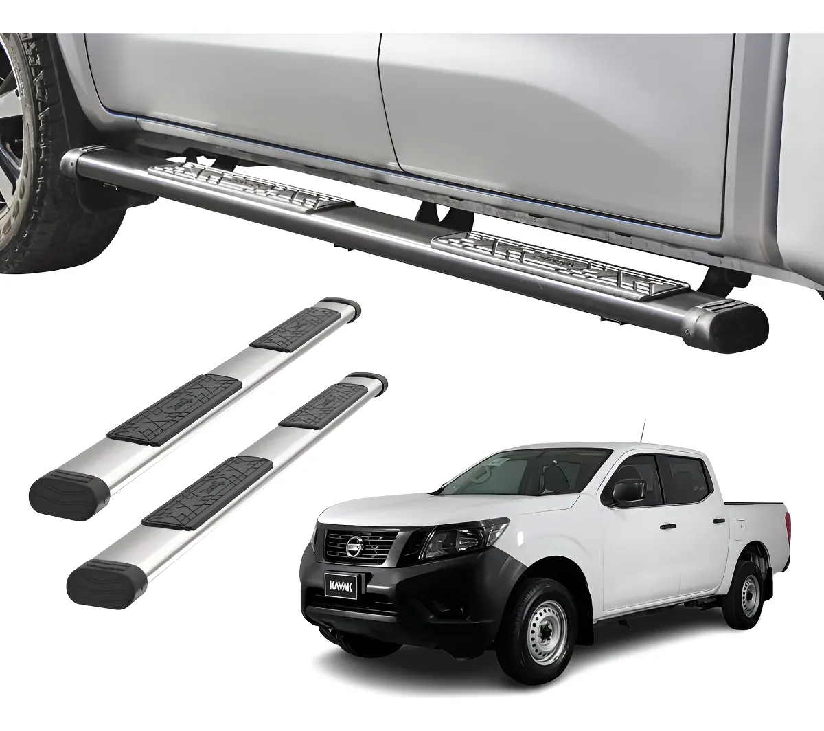 Estribos Bronx Para Nissan Np300 4 Cil 2011-2015 Doble Cab - Image 1