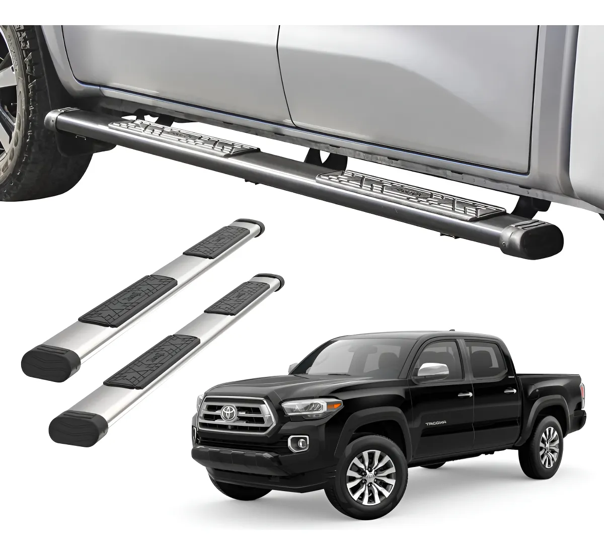 Estribos Bronx Para Toyota Tacoma 2006 - 2024 Doble Cabina - Image 1