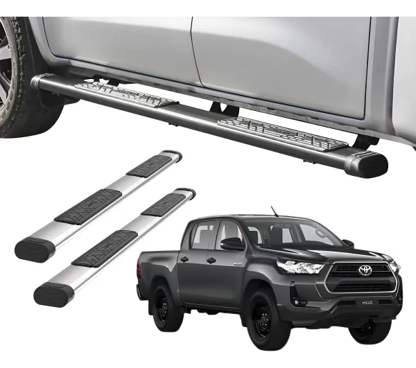 Estribos Bronx Para Toyota Hilux 2016-2025 Doble Cabina