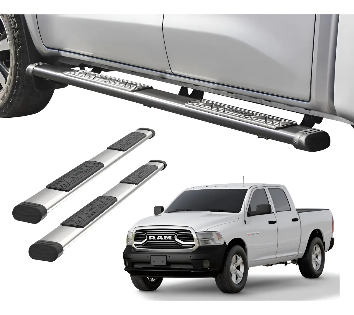 Estribos Bronx Para Dodge Ram 2500 2019/2023 Cabina Sencilla - Image 1