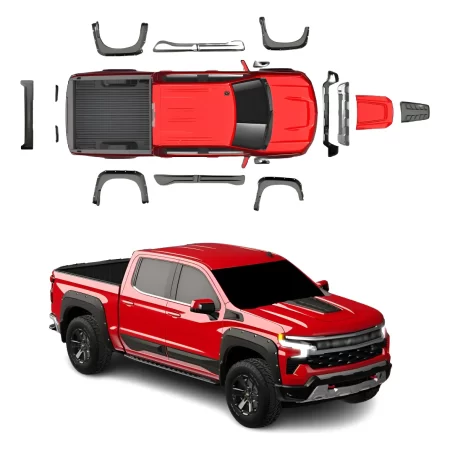 Kit Todoterreno Air Design Chevr Silverado 1500 2022-2025