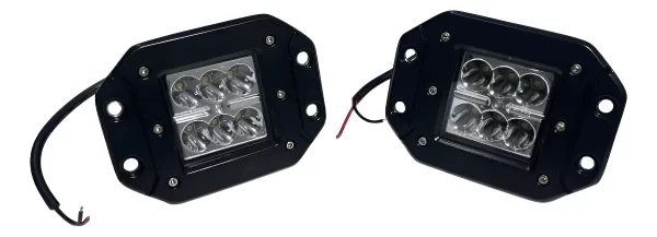 Par De Duallys Luz Led Off Road Faros Antiniebla Bronx