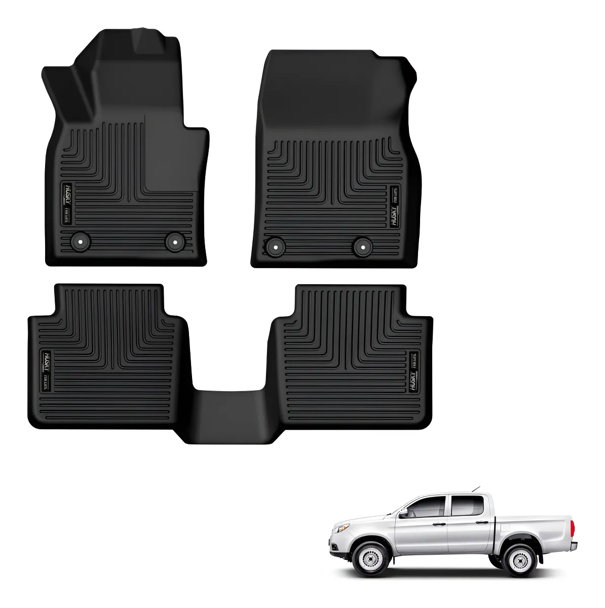 Tapetes Husky Uso Rudo Para Jac Frison T6 2019 - 2025 - Image 1