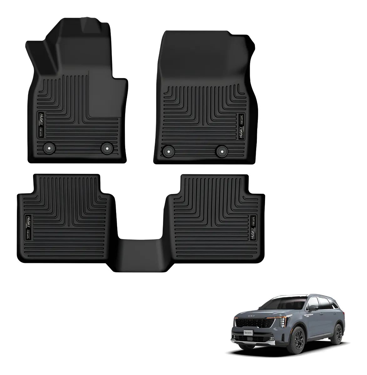 Tapetes Husky Uso Rudo Para Kia Sorento 2021 - 2025 - Image 1