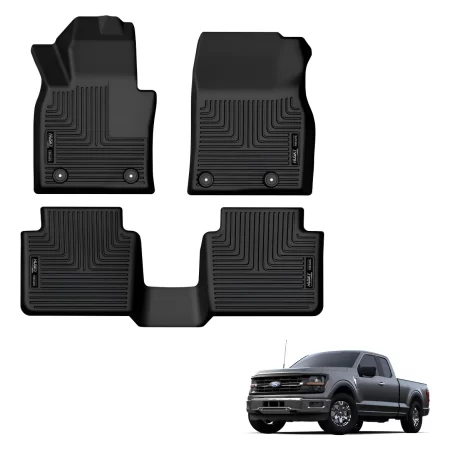 Tapetes Husky Uso Rudo Para Ford F-150 / Lobo 2015 - 2024