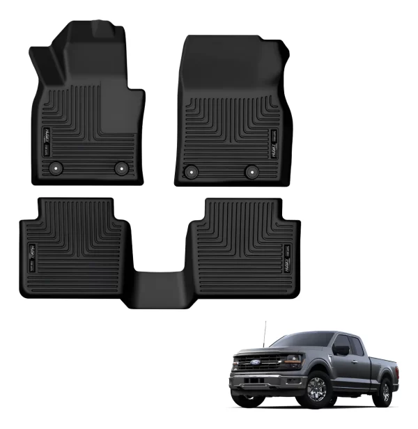 Tapetes Husky Uso Rudo Para Ford F-150 / Lobo 2015 - 2024