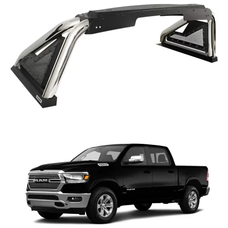 Roll Bar Go Rhino Sport 2.0 Inox. Ram 1500 2019 - 2024