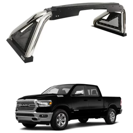 Roll Bar Go Rhino Sport 2.0 Inox. Ram 1500 2019 - 2024