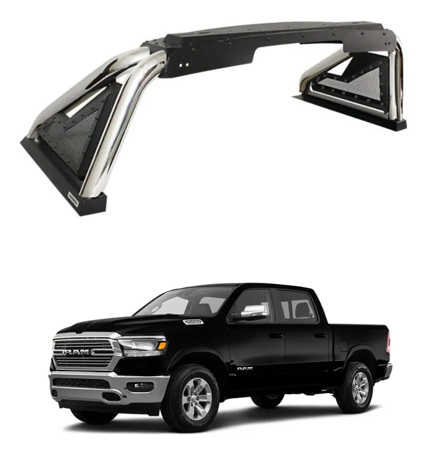 Roll Bar Go Rhino Sport 2.0 Inox. Ram 1500 2019 - 2024 - Image 1
